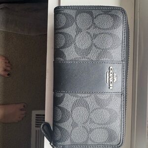 Coach Black and Gray Wallet